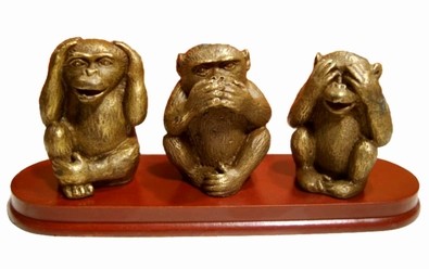 You are currently viewing Les trois singes de la sagesse : des sens à trois niveaux …